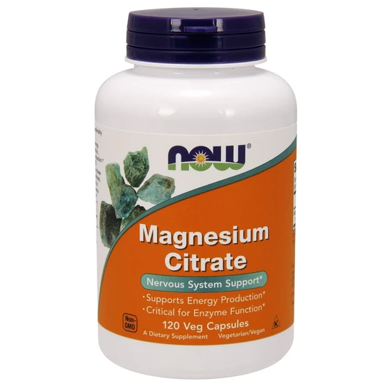 NOW Foods Magnesium Citrate 400mg Capsules