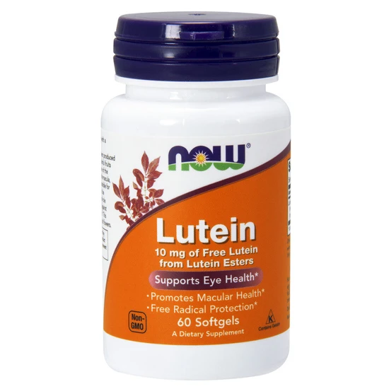 NOW Foods Lutein 10mg Softgels