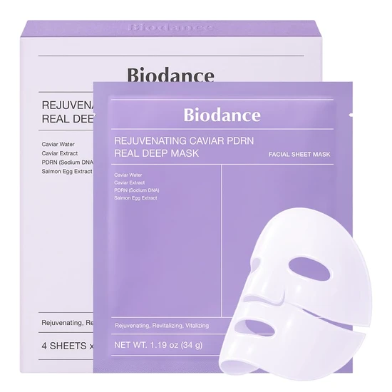Biodance Rejuvenating Caviar PDRN Real Deep Mask Box