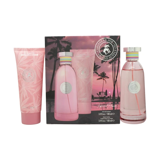 Caribbean Joe Tropical Haven Eau De Parfum + Body Lotion Gift Set