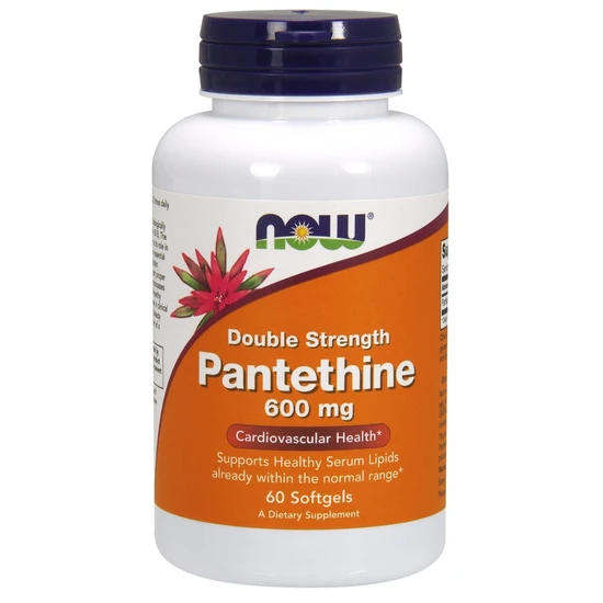 NOW Foods Pantethine 600mg Double Strength Softgels