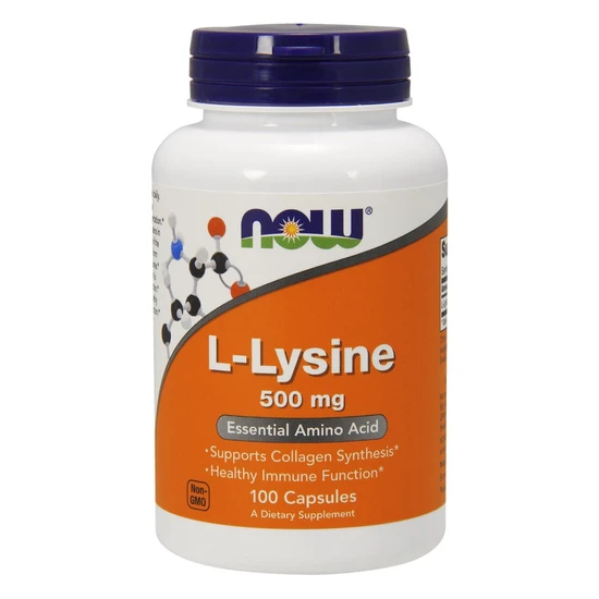 NOW Foods L-Lysine 500mg Capsules