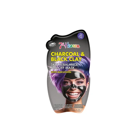 Montagne Jeunesse Charcoal & Black Clay Skin Rebalance Peel Off Mask