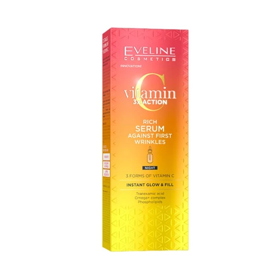 Eveline Vitamin C 3x Rich Night Serum Against First Wrinkles