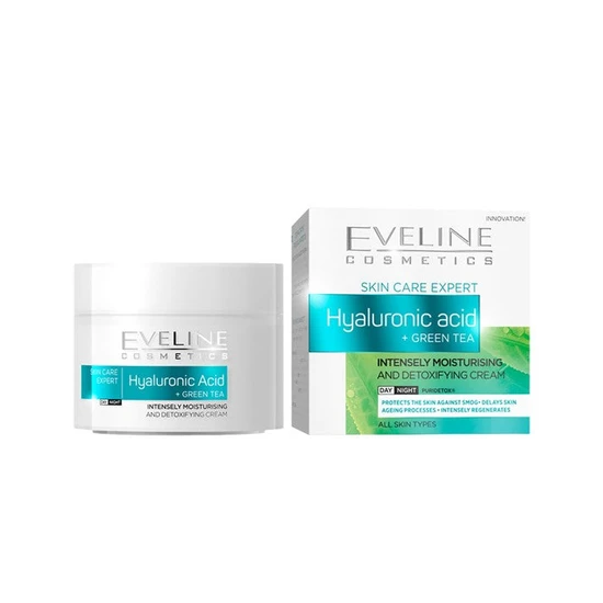 Eveline Skin Care Expert Hyaluronic Acid Intensely Moisturising Detoxifying Cream