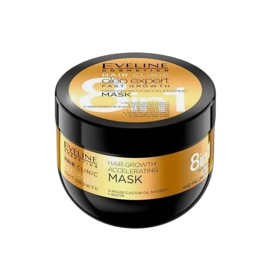 Eveline Hair Clinic Oleo Expert 8 In 1 Micellar Hair Growth Mask