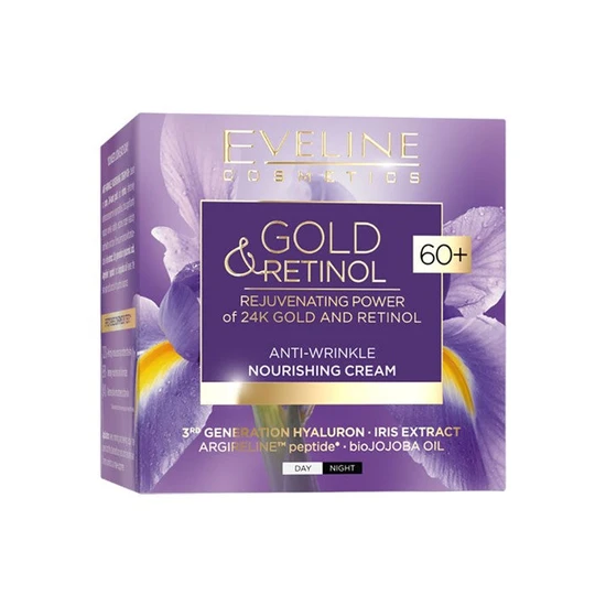 Eveline Gold Retinol Anti Wrinkle Nourishing Cream 60+