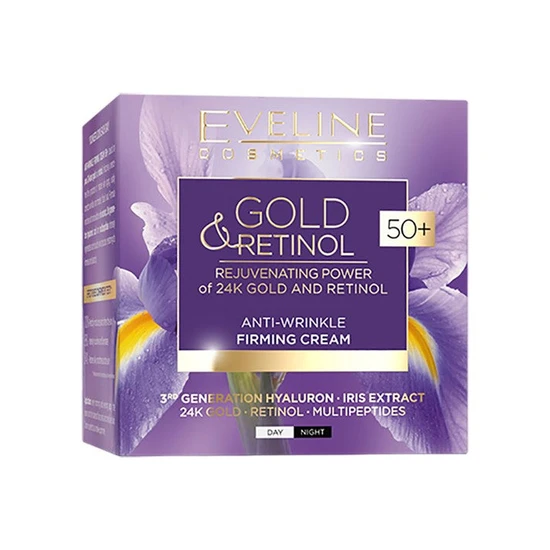 Eveline Gold Retinol Anti-Wrinkle Firming Cream 50+