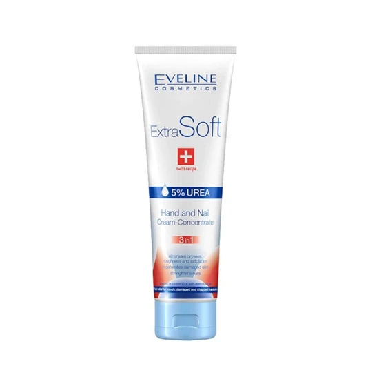 Eveline Extra Soft 5% Urea 3-In-1 Hand & Nail Cream