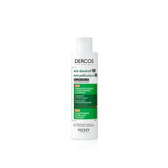 Vichy Dercos Anti-Dandruff DS 2-in-1 Dermatological Conditioning Shampoo