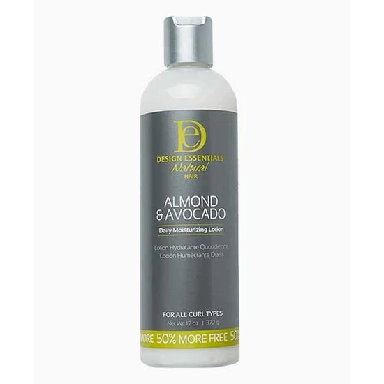Design Essentials Almond & Avocado Daily Moisturising Lotion