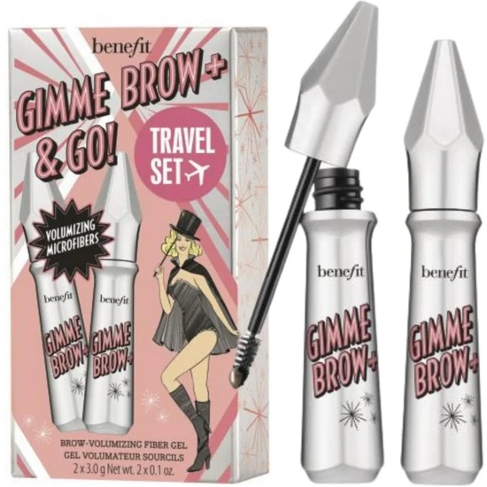 Benefit Gimme Brow Volumising Fibre Eyebrow Gel Set