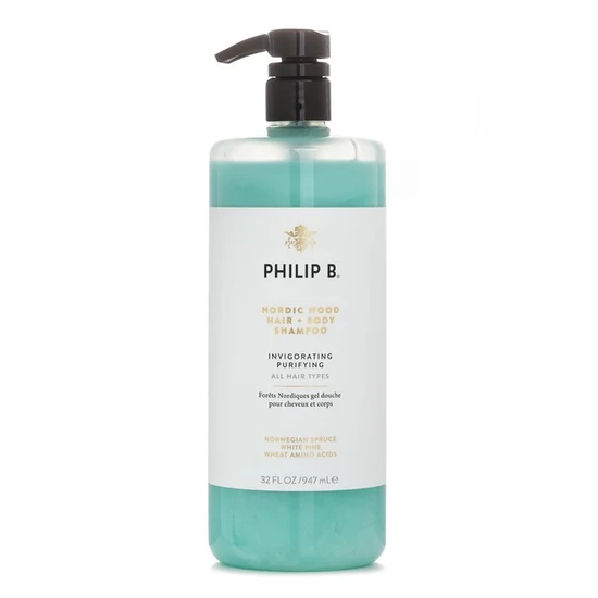 Philip B Nordic Wood Hair + Body Shampoo Invigorating Purifying
