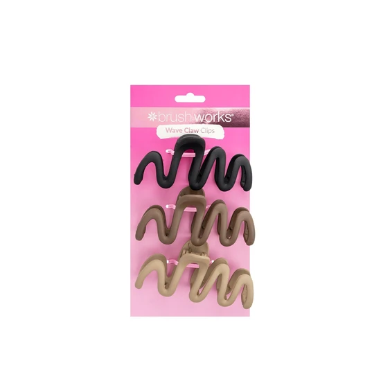 Brushworks Wave Claw Clips