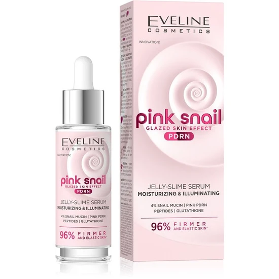 Eveline Pink Snail Moisturising Jelly Slime Serum