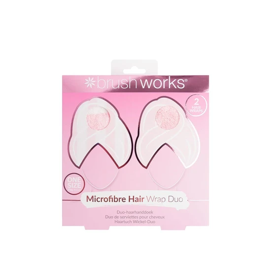 Brushworks Microfibre Hair Wrap Duo
