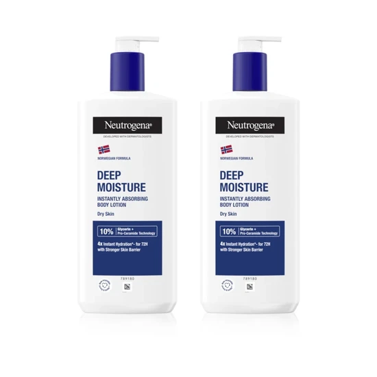 Neutrogena Deep Moisture Body Lotion Dry Skin 2 X 750Ml