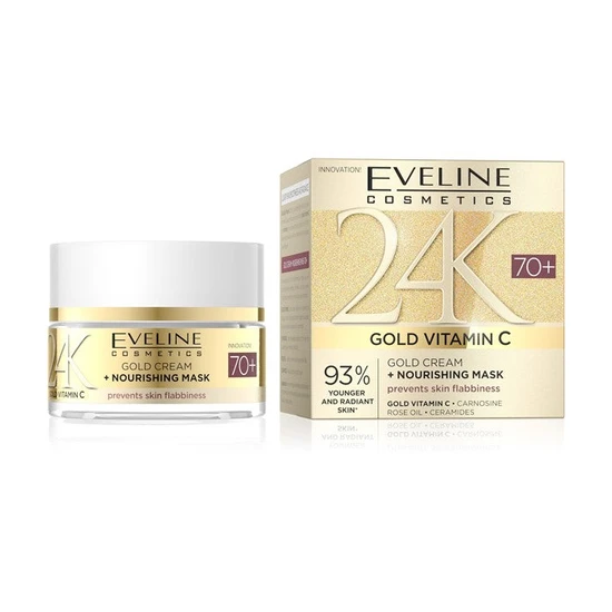 Eveline 24k Gold Vitamin C 70 Plus Gold Cream