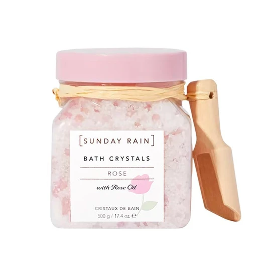 Sunday Rain Rose Bath Crystals