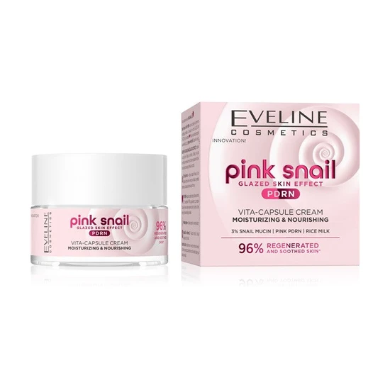 Eveline Pink Snail Moisturising Vita Capsule Cream
