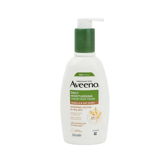 Aveeno Daily Moisturising Yogurt Body Cream With Vanilla & Oat Scent