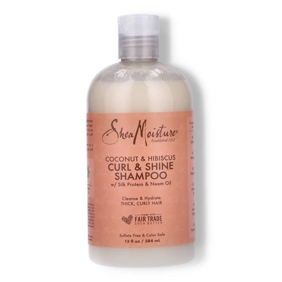 Shea Moisture Curl & Shine Shampoo Coconut & Hibiscus