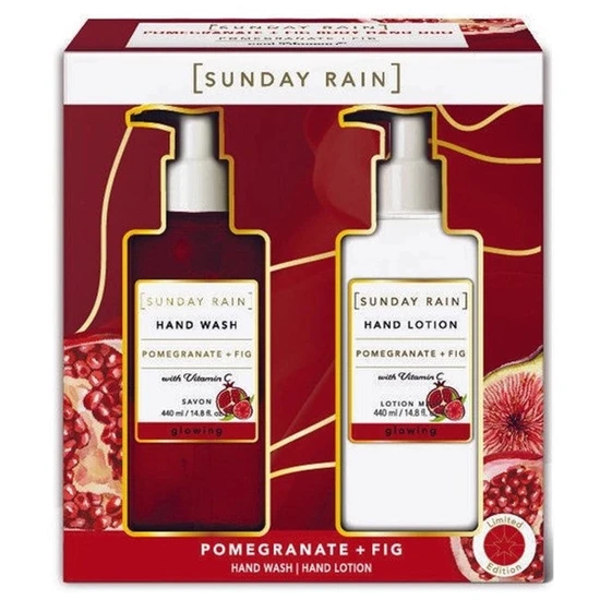 Sunday Rain Pomegranate & Fig Hand Duo