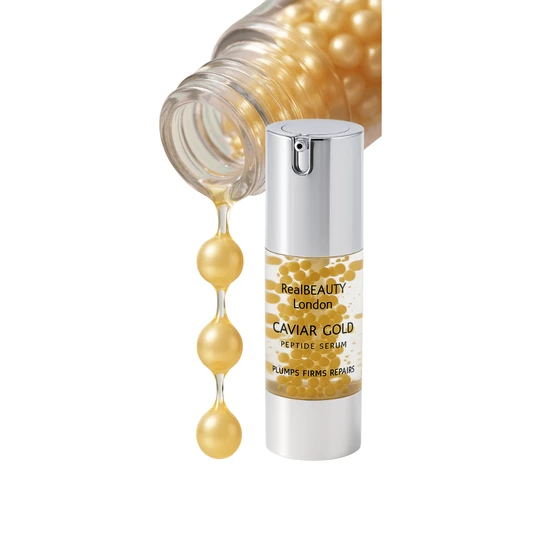 Real Beauty London Caviar Gold Peptide Face Serum