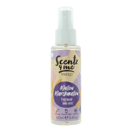 Yardley Scentz 4 Me Mellow Marshmallow Fragranced Body Mist Mellow Marshmallow