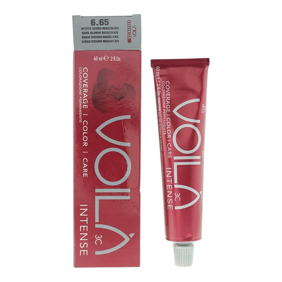 Intercosmo Voila 3C Intense Hair Colour 6.65 Dark Blonde Beaujolais