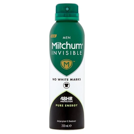 Mitchum Invisible 48hr Pure Energy Antiperspirant Deodorant Spray