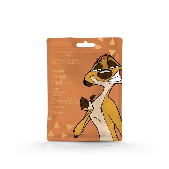 Mad Beauty Disney The Lion King Cosmetic Sheet Mask Timon