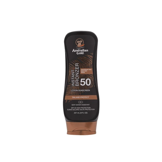 Australian Gold Instant Bronzer Lotion Sunscreen SPF 50