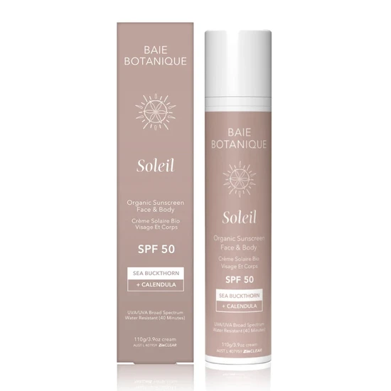 Baie Botanique Organic Mineral Face & Body Sunscreen SPF 50