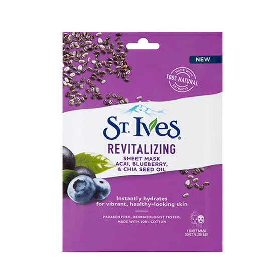 St. Ives Revitalising Acai Blueberry & Chia Seed Oil Mask