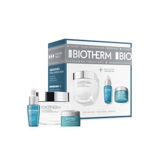 Biotherm Aquasource Hydra Barrier Routine Set Hydra Barrier Cream 50ml + Life Plankton Regenerating Moisturising Serum 7ml