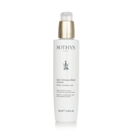 Sothys Vitality Cleansing Milk For Normal To Combination Skin With Grapefruit Extract