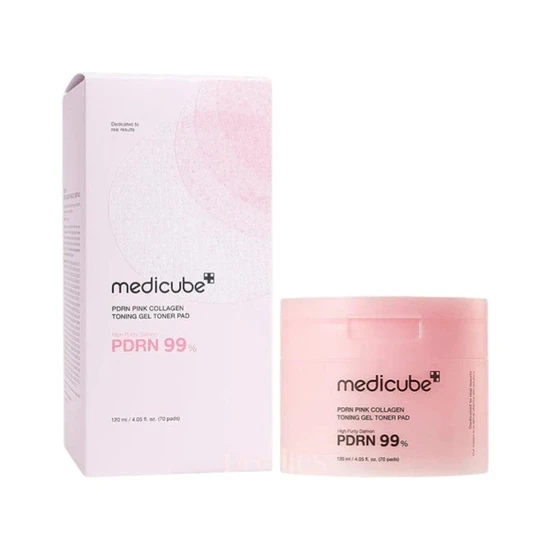 Medicube PDRN Pink Collagen Toning Gel Toner Pad