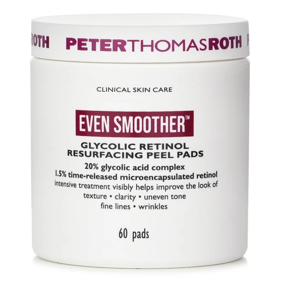 Peter Thomas Roth EVEN SMOOTHER Glycolic Retinol Resurfacing Peel Pads