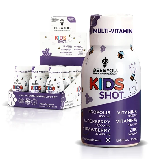 BEE&YOU Elderberry Propolis Kids Shot