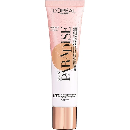 L'oreal Paris Skin Paradise Tinted Moisturiser Foundation 02 Medium