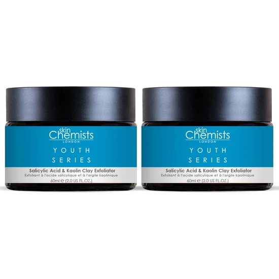 Skinchemists Salicylic Acid & Kaolin Clay Exfoliator 2 X 60Ml