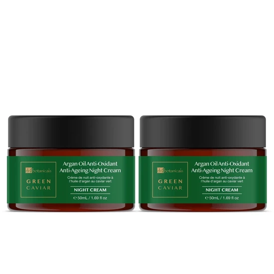 Dr Botanicals Green Caviar & Argan Oil Anti-Oxidant Anti-Ageing Night Cream