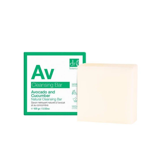 Dr Botanicals Avocado & Cucumber Natural Cleansing Bar