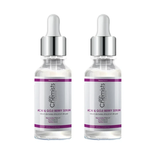Skinchemists Acai & Goji Berry Serum 2 X 30Ml