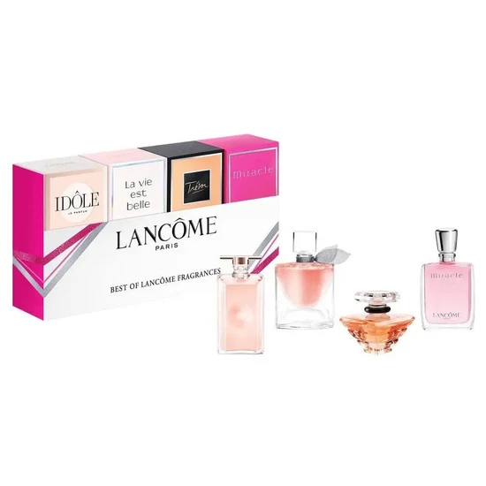 Lancôme Best Of Lancome Minuature Fragrances Gift Set 5ml Eau De Parfum Idole + 4ml Eau De Parfum La Vie Est Belle + 7.5ml Eau De Parfum Tresor + 5ml Eau De Parfum Miracle