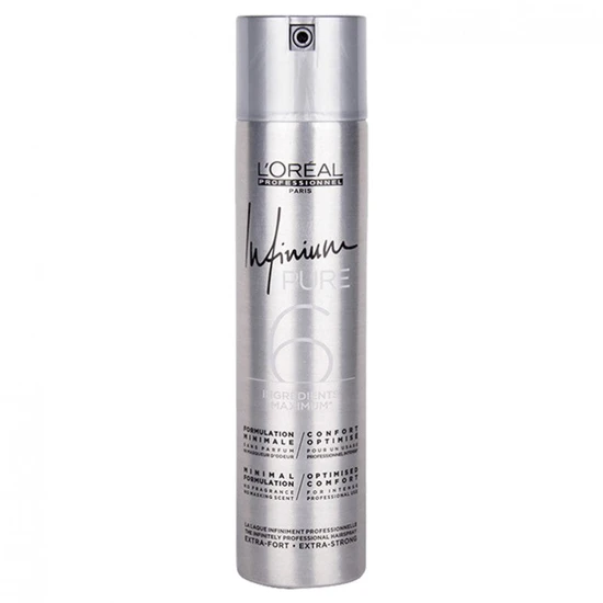 L'Oreal Paris Infinium Pure 6 Ingredients Maximum Extra Strong Spray