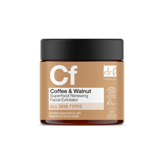 Dr Botanicals Cf Coffee & Walnut Superfood Renewing Facial Exfoliator