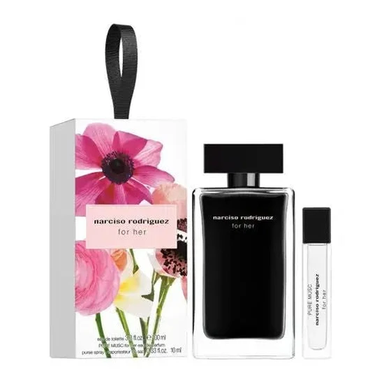 Narciso Rodriguez For Her Eau De Toilette Gift Set 100Ml & 10Ml