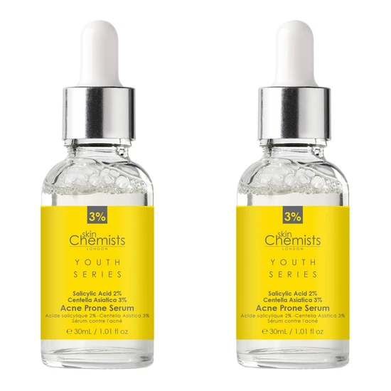 skinChemists Acne Prone Serum Salicylic Acid 2%, Centella Asiatica 3%